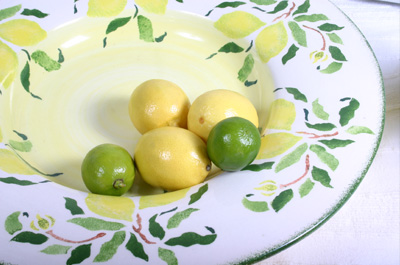 lemon design large bowl