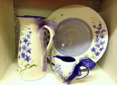 cornflower design tea pot