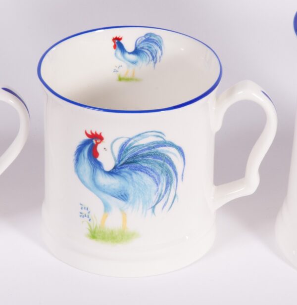 Cockerel Large Bone China Tankard