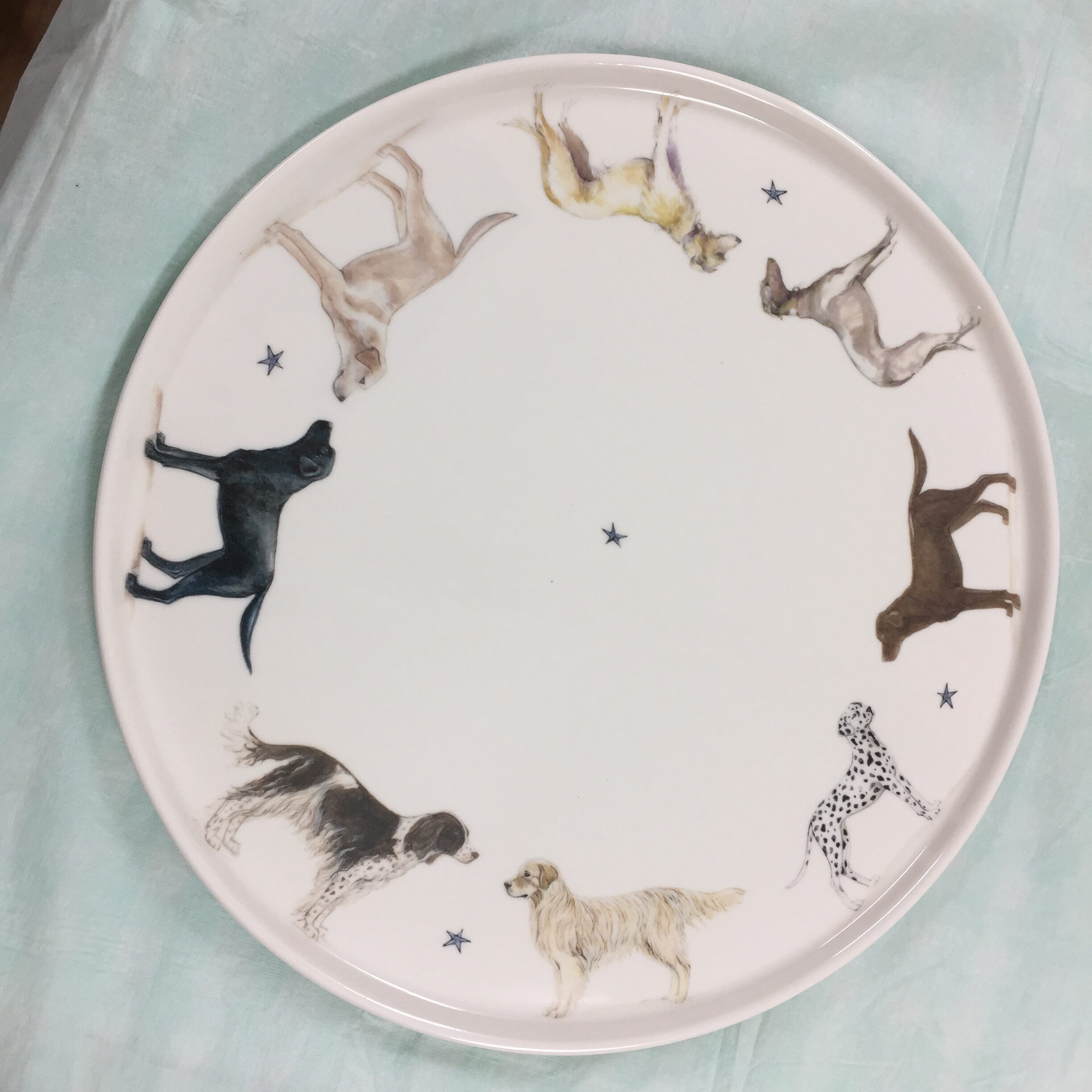 A Mixture of our breeds on a Large Cake Plate