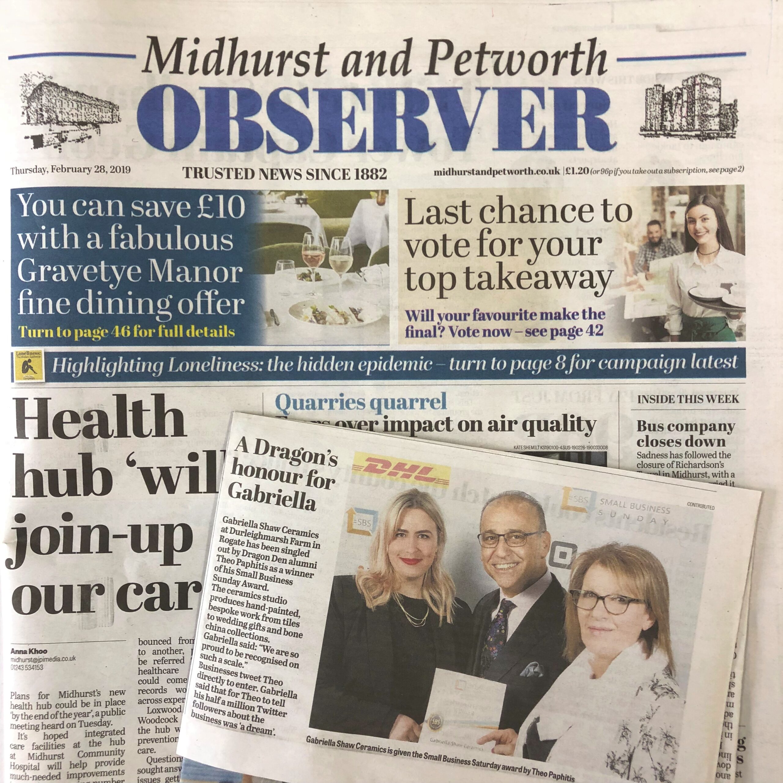 Local Press from the Midhurst and Petworth Observer