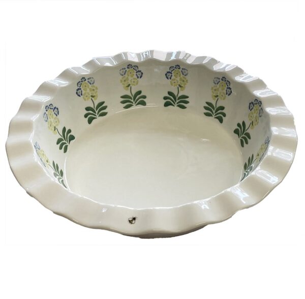 Auricula Fluted Pie Dish