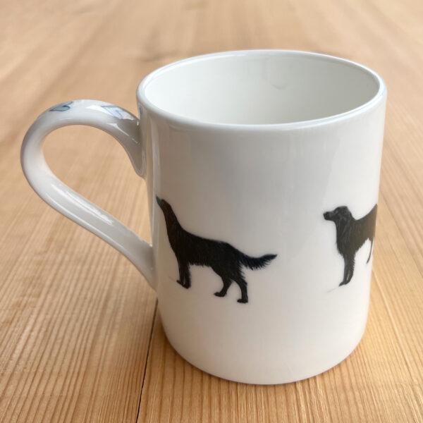 Flat-Coat Retriever Bone China Coffee Mug - Image 2