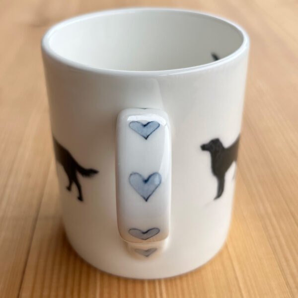 Flat-Coat Retriever Bone China Coffee Mug - Image 3