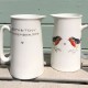 2 Pint Jug personalised with a hand painted inscription.  Other sizes available, from £24.00