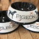 Dog Bowl with a Hand Painted Inscription.