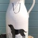 Jug with family pet portrait to mark a wedding anniversary