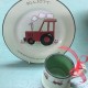 Personalised Tractor Plate and Mug